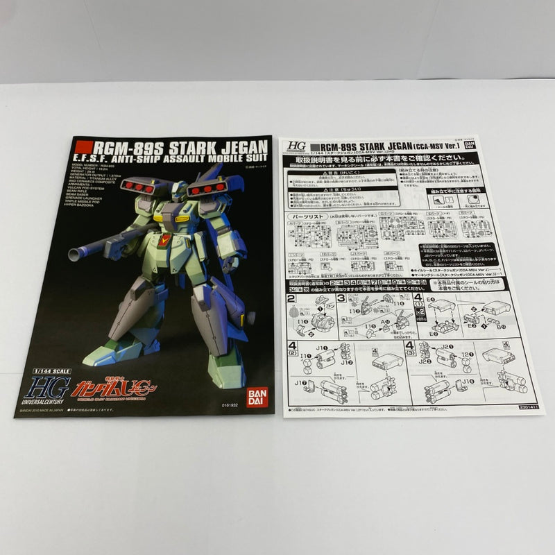 中古】【未組立】1/144 HGUC RGM-89S スタークジェガン(CCA-MSV Ver