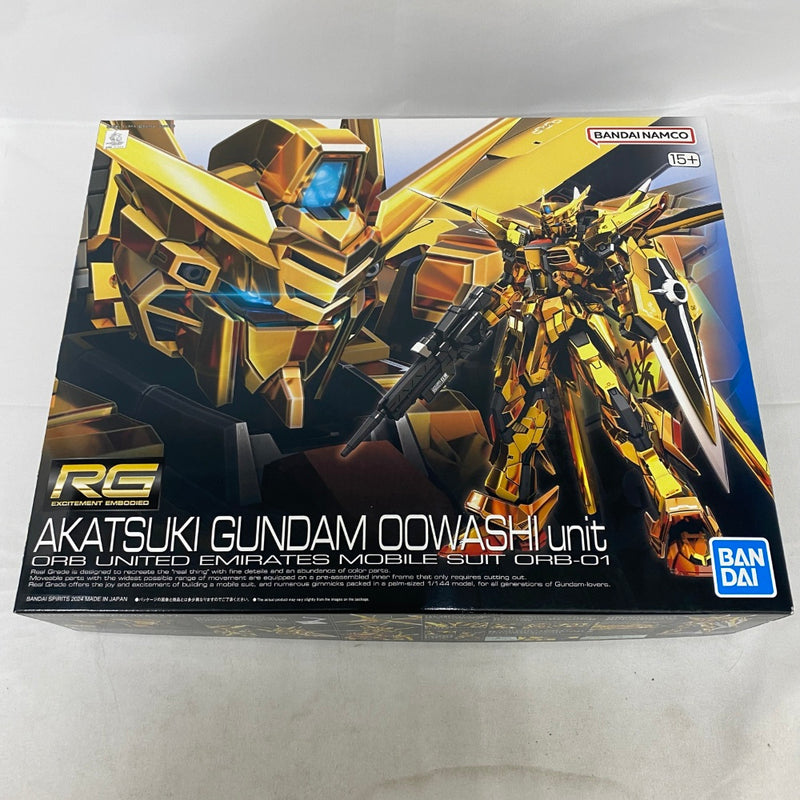 中古】【未組立】R1/144 RG ORB-01 アカツキガンダム(オオワシ装備