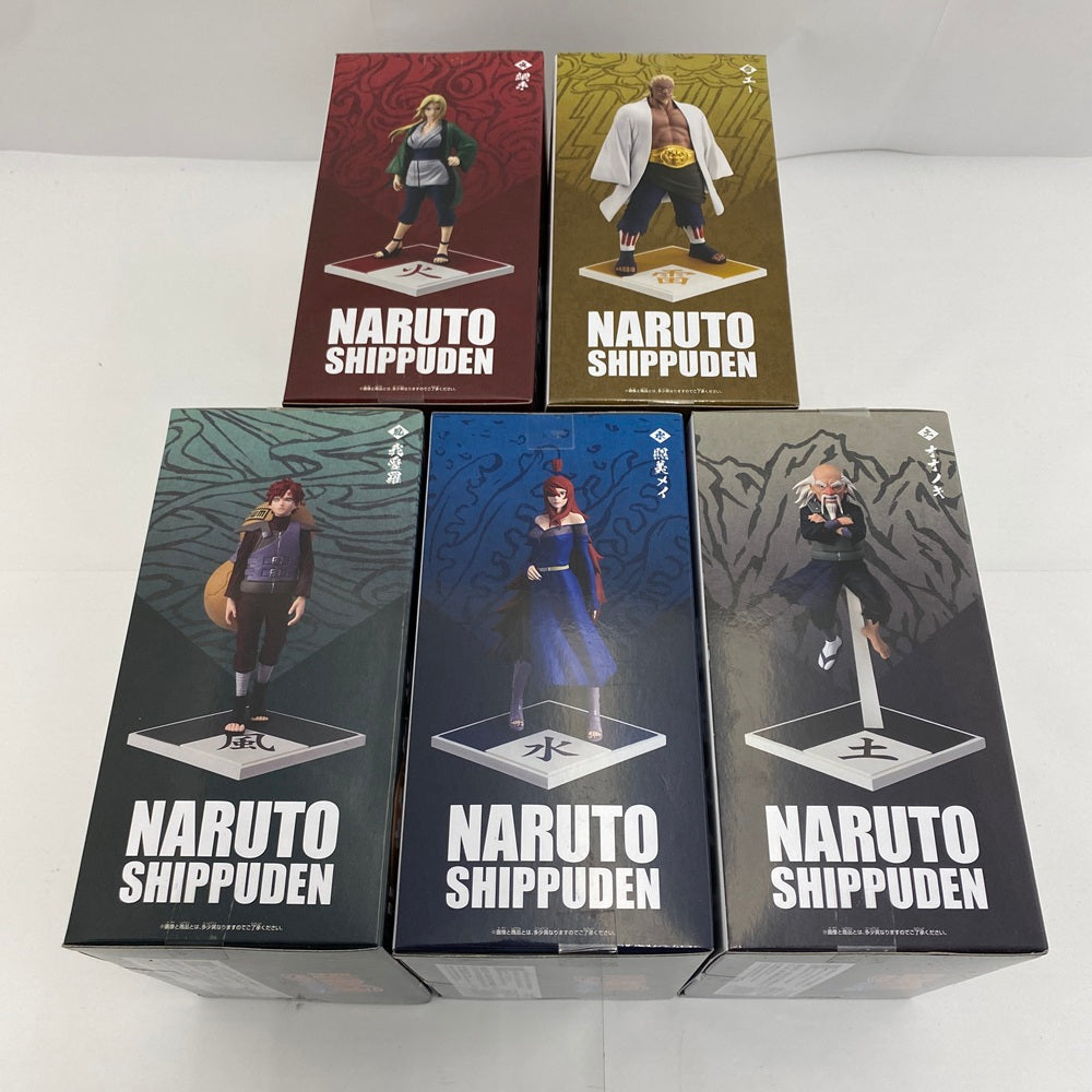 中古】【未開封】【セット】NARUTO-ナルト- 疾風伝 火影/雷影/風影/水