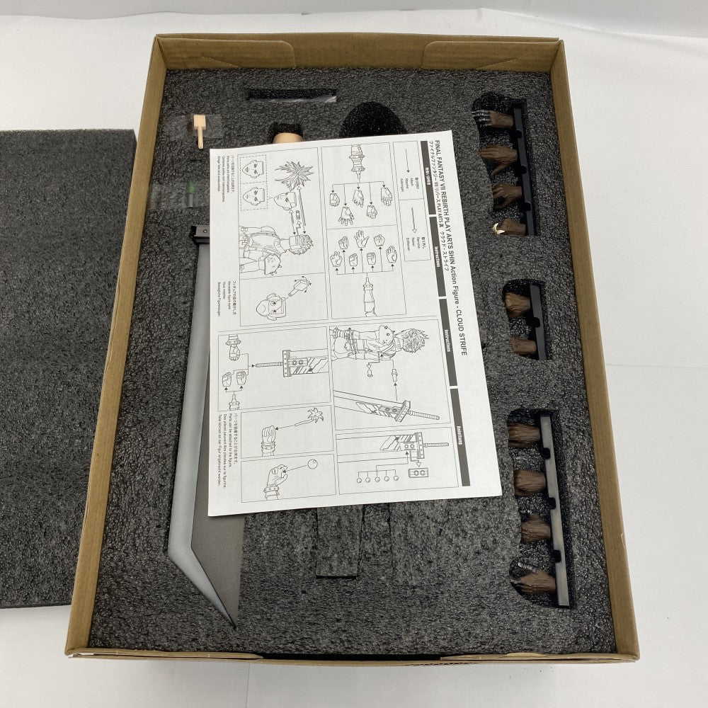 中古】【開封品】PLAY ARTS真 クラウド・ストライフ 「ファイナル