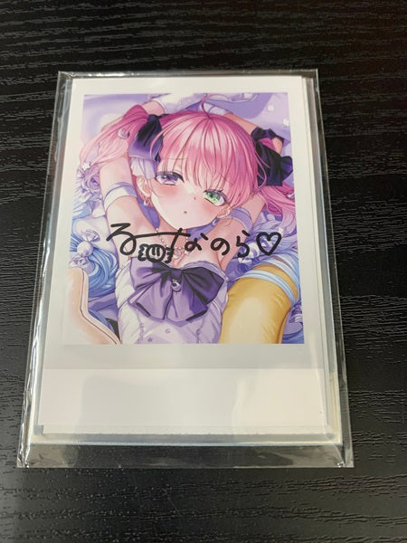 【中古】【未開封】姫森ルーナ ゆんみ描き下ろしチェキ風ブロマイドカード＜コレクターズアイテム＞（代引き不可）6545