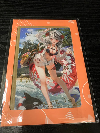 【中古】【未開封】沙花叉クロヱ 箔押し複製サイン＆直筆メッセージ入りパセリ描き下ろしポストカード＜コレクターズアイテム＞（代引き不可）...