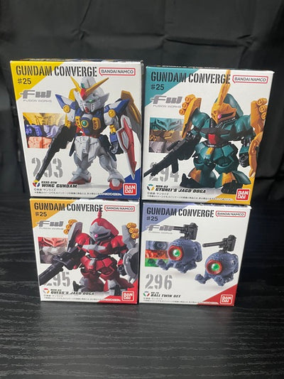 【中古】【未開封】【セット品】「FW GUNDAM CONVERGE ♯25」3.ウイングガンダム＋4.ヤクト・ドーガ(ギュネイ・ガス...