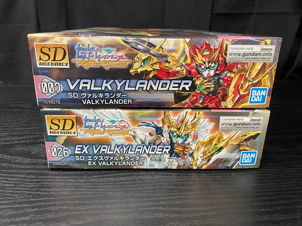 【中古】【未組立】【セット】SDBD：R エクスヴァルキランダー [5060241]＋ヴァルキランダー[5058219] 「ガンダムビルドダイバーズ Re：RISE」＜プラモデル＞（代引き不可）6545