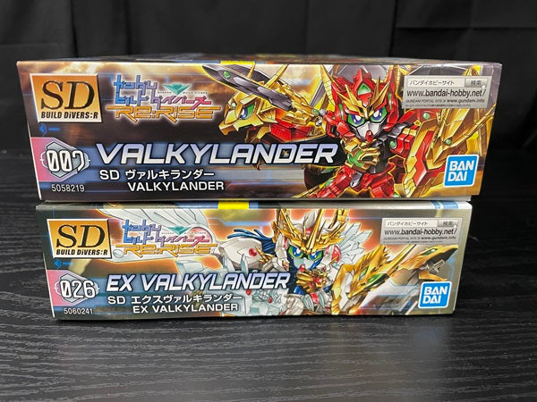 【中古】【未組立】【セット】SDBD：R エクスヴァルキランダー [5060241]＋ヴァルキランダー[5058219] 「ガンダムビルドダイバーズ Re：RISE」＜プラモデル＞（代引き不可）6545