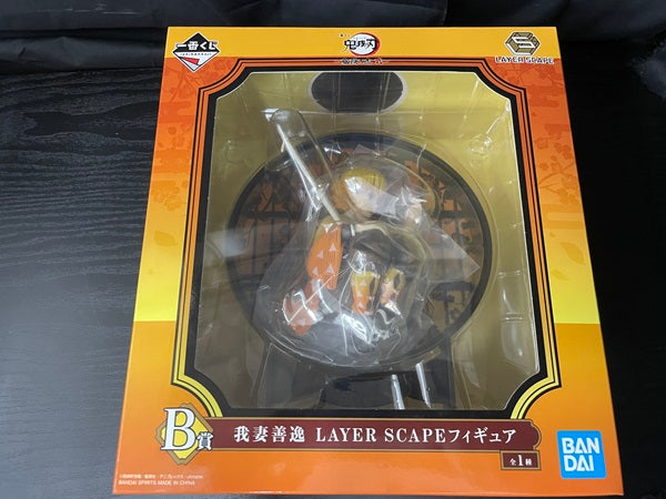 【中古】【未開封】我妻善逸 「一番くじ 鬼滅の刃 〜鬼殺の志 弐〜」 LAYER SCAPE B賞＜フィギュア＞（代引き不可）6545