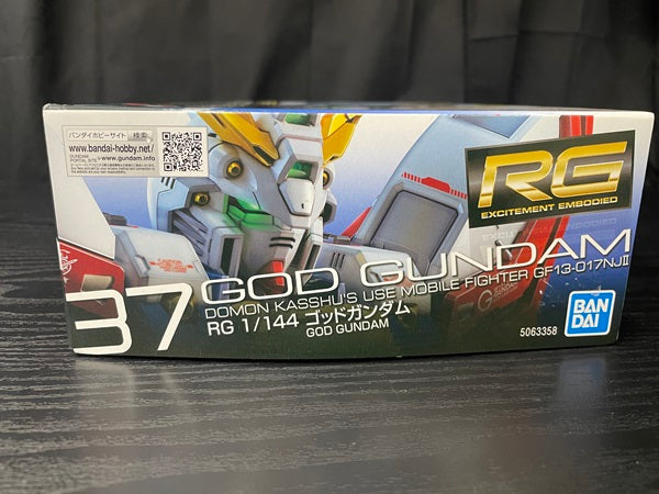 【中古】【未組立】【セット】1/144 RG ゴッドガンダム ＋RG ゴッドガンダム用ガンダムデカール　２点＜プラモデル＞（代引き不可）6545