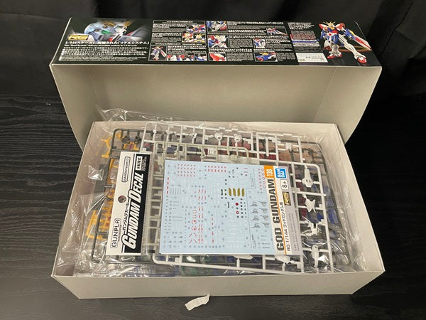 【中古】【未組立】【セット】1/144 RG ゴッドガンダム ＋RG ゴッドガンダム用ガンダムデカール　２点＜プラモデル＞（代引き不可）6545