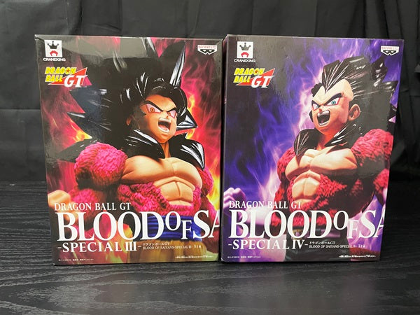 【中古】【未開封】【セット】「ドラゴンボールGT」 BLOOD OF SAIYANS　超サイヤ人4孫悟空＋超サイヤ人4ベジータ2種＜フィギュア＞（代引き不可）6545