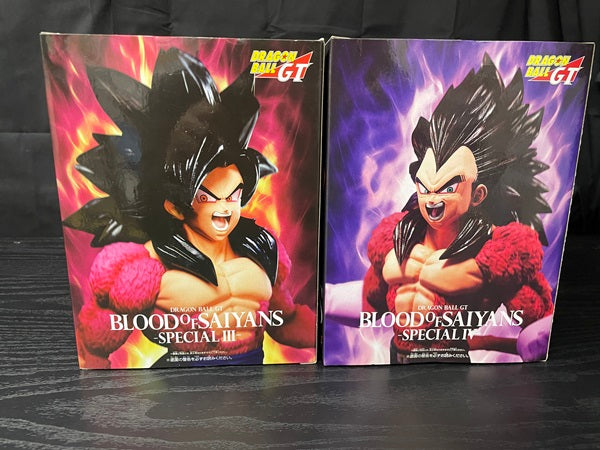 【中古】【未開封】【セット】「ドラゴンボールGT」 BLOOD OF SAIYANS　超サイヤ人4孫悟空＋超サイヤ人4ベジータ2種＜フィギュア＞（代引き不可）6545