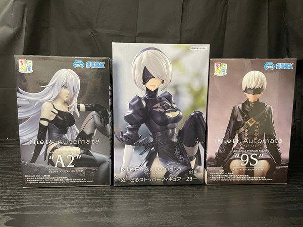 【中古】【未開封】【セット】ニーアオートマタ　２B、９S、A2フィギュア　３点＜フィギュア＞（代引き不可）6545