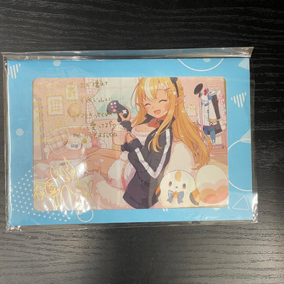【中古】【未開封】不知火フレア直筆メッセージ＆箔押し複製サイン入り「ちょん＊描き下ろし ポストカード」＜コレクターズアイテム＞（代引き...