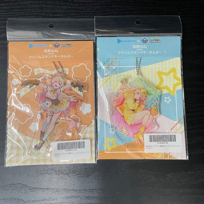 【中古】【未開封】【セット】バーチャルYouTuber ホロライブ×カプとれ 桃鈴ねね アクリルスタンドキーホルダー＜コレクターズアイ...