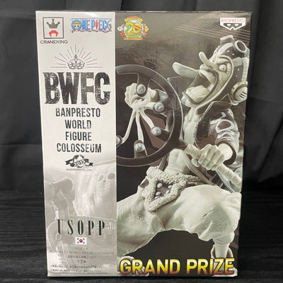 【中古】【未開封】ウソップ(モノクロカラーver.) 「ワンピース」 BANPRESTO WORLD FIGURE COLOSSEUM...