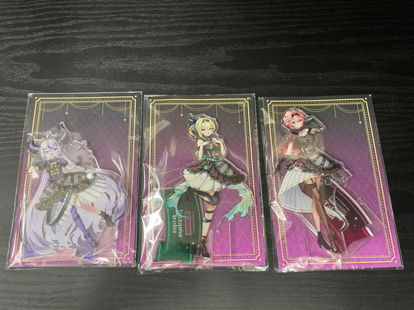 【中古】【未開封】【セット】鷹嶺ルイ＋ラプラス・ダークネス＋風真いろは アクリルスタンド ドレスver.　＜コレクターズアイテム＞（代引き不可）6545