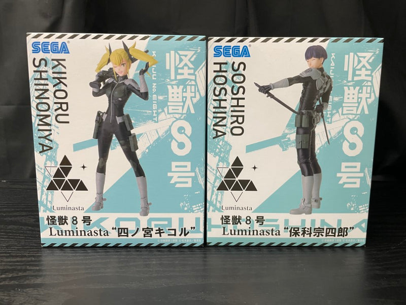 【中古】【未開封】【セット】 Luminasta　四ノ宮キコル ＋保科宗四郎「怪獣8号」＜フィギュア＞（代引き不可）6545