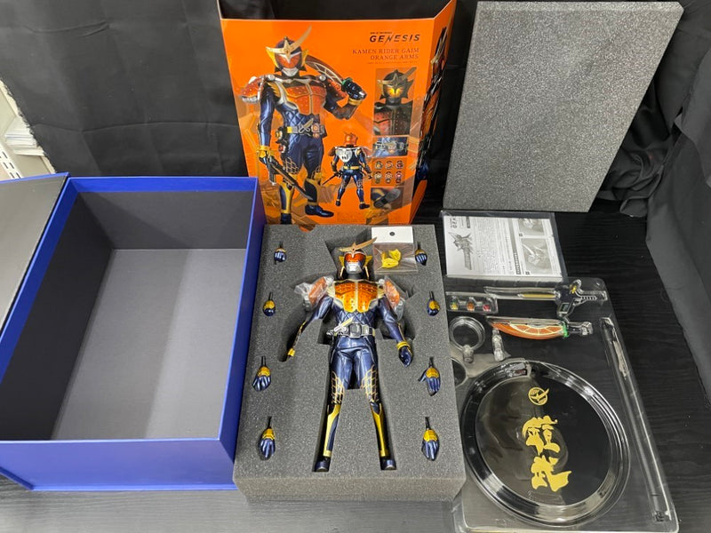 【中古】【開封品】【破損あり】RAH GENESIS 仮面ライダー鎧武 オレンジアームズ  リアルアクションヒーローズNo.723＜フィギュア＞（代引き不可）6545