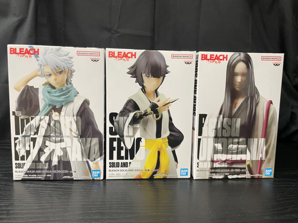 【中古】【未開封】【セット】日番谷冬獅郎＋砕蜂＋卯ノ花烈 「BLEACH-ブリーチ-」 SOLID AND SOULS＜フィギュア＞（代引き不可）6545