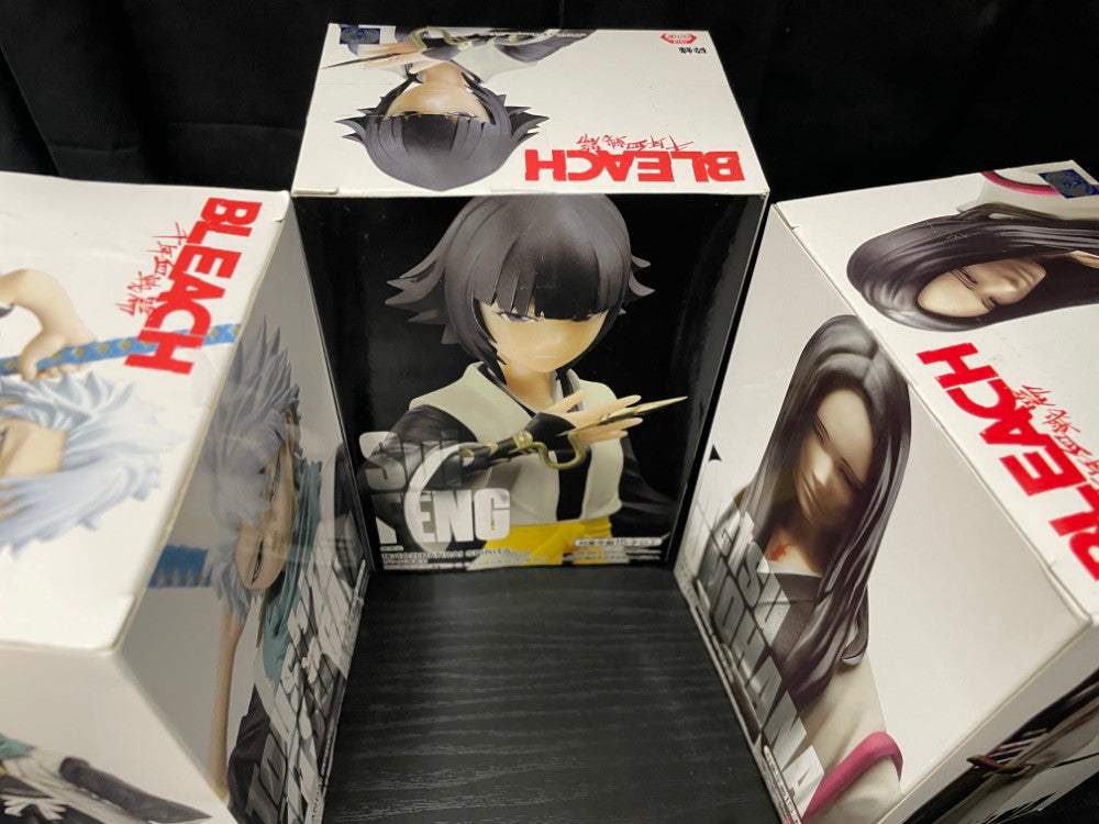 BLEACH フィギュア　日番谷　砕蜂　卯ノ花　山本元柳斎　更木　グリムジョー 中古】【未開封】【セット】日番谷冬獅郎＋砕蜂＋卯ノ花烈