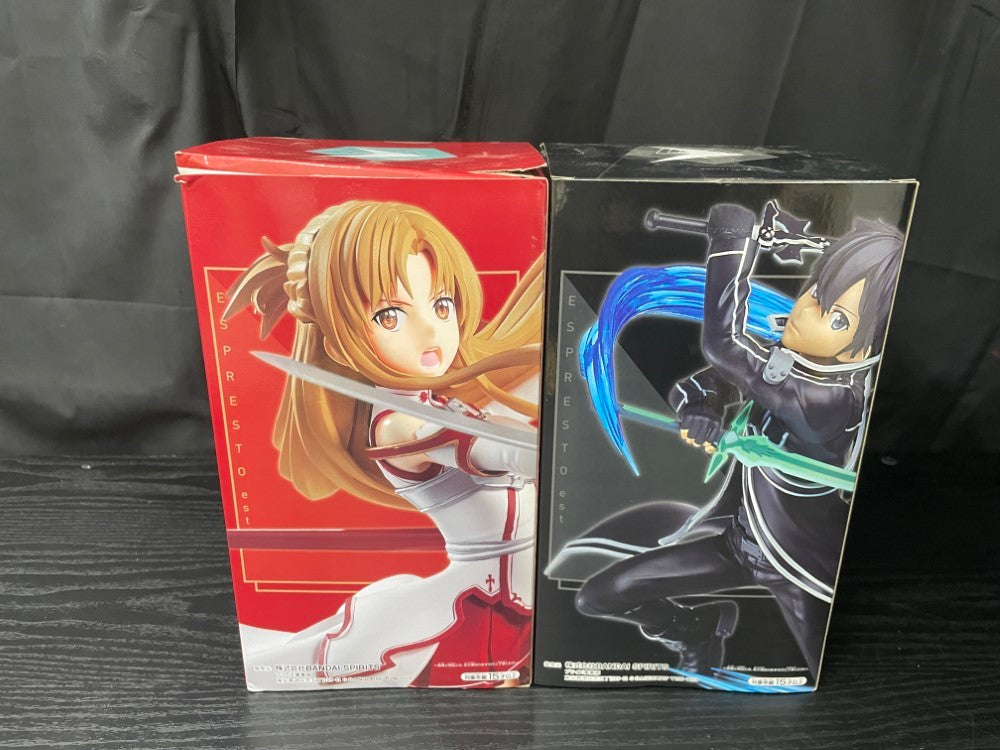 ESPRESTO EXTRA MOTIONS　キリト　アスナ　セット 中古】【開封品】【セット】アスナ＋キリト ESPRESTO est-EXTRA