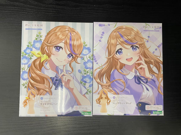 【中古】【未開封】【セット】1/10 アレンジウィッグ ロングウェーブヘア＋サイドダウンヘア＜プラモデル＞（代引き不可）6545