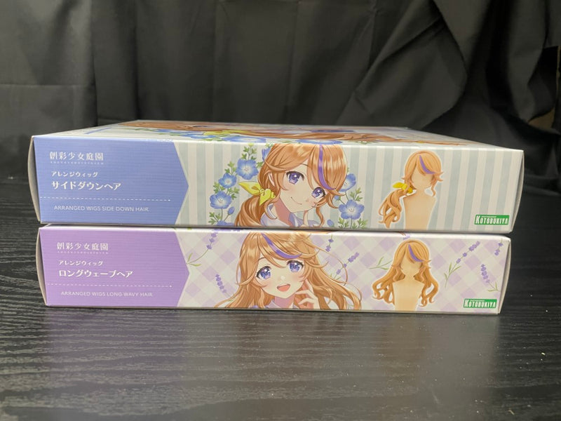【中古】【未開封】【セット】1/10 アレンジウィッグ ロングウェーブヘア＋サイドダウンヘア＜プラモデル＞（代引き不可）6545
