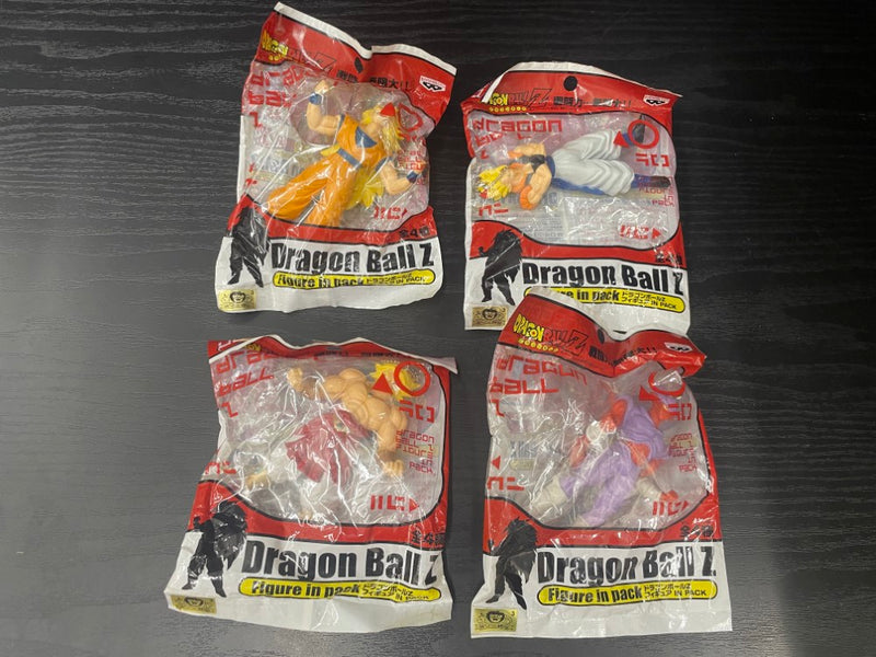 【中古】【未開封【セット】超サイヤ人3孫悟空＋ゴジータ＋ブロリー＋ジャネンバ　ドラゴンボールZ　フィギュア　IN　PACK＜フィギュア＞（代引き不可）6545
