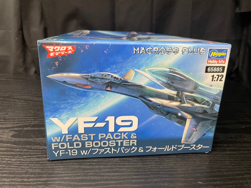 【中古】【未組立】1/72 YF-19 w/ファストパック ＆ フォールドブースター 「マクロスプラス」 [65885]＜プラモデル＞（代引き不可）6545