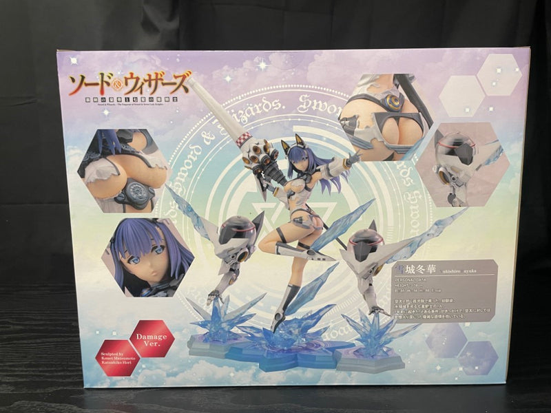 【中古】【未開封】雪城冬華 ダメージVer. 「ソード＆ウィザーズ 覇剣の皇帝と七星の姫騎士」 1/8 PVC＆ABS製塗装済み完成品 ＜フィギュア＞（代引き不可）6545