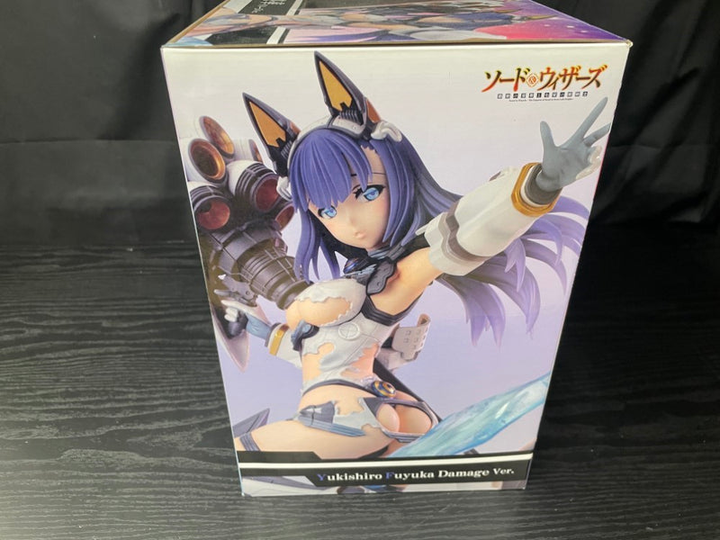 【中古】【未開封】雪城冬華 ダメージVer. 「ソード＆ウィザーズ 覇剣の皇帝と七星の姫騎士」 1/8 PVC＆ABS製塗装済み完成品 ＜フィギュア＞（代引き不可）6545