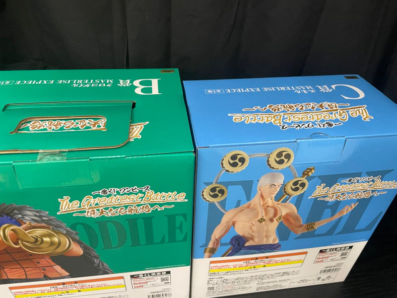 【中古】【未開封】【セット】クロコダイル ＋エネル「一番くじ ワンピース The Greatest Battle」＜フィギュア＞（代引き不可）6545