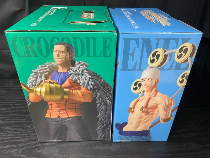 【中古】【未開封】【セット】クロコダイル ＋エネル「一番くじ ワンピース The Greatest Battle」＜フィギュア＞（代引き不可）6545