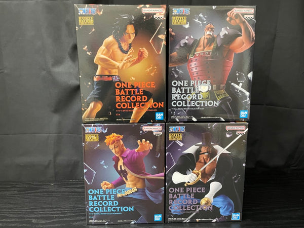 【中古】【未開封】【セット】ジョズ＋エース＋マルコ＋ビスタ「ワンピース」 BATTLE RECORD COLLECTION＜フィギュア＞（代引き不可）6545