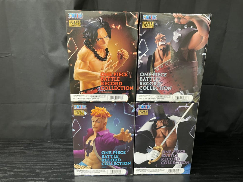 【中古】【未開封】【セット】ジョズ＋エース＋マルコ＋ビスタ「ワンピース」 BATTLE RECORD COLLECTION＜フィギュア＞（代引き不可）6545