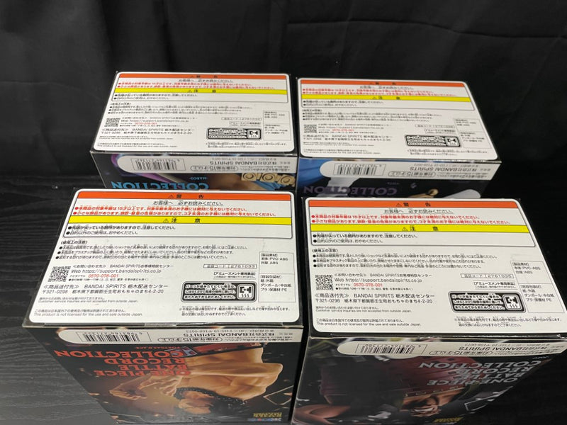 【中古】【未開封】【セット】ジョズ＋エース＋マルコ＋ビスタ「ワンピース」 BATTLE RECORD COLLECTION＜フィギュア＞（代引き不可）6545