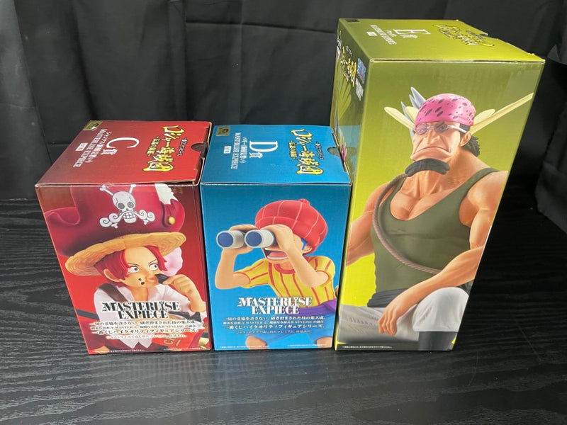 【中古】【未開封】【セット】シャンクス＋バギー＋クロッカス「一番くじ ワンピース ロジャー海賊団〜伝説の海賊〜」＜フィギュア＞（代引き不可）6545