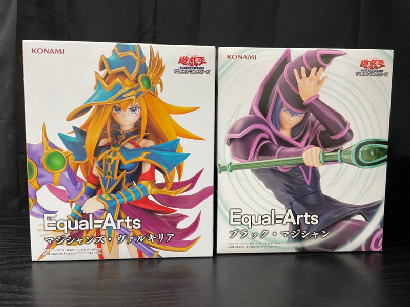 【中古】【未開封】【セット】ブラック・マジシャン＋マジシャンズ・ヴァルキュリア 「遊☆戯☆王」 Equal Arts＜フィギュア＞（代引き不可）6545