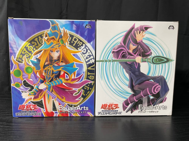 【中古】【未開封】【セット】ブラック・マジシャン＋マジシャンズ・ヴァルキュリア 「遊☆戯☆王」 Equal Arts＜フィギュア＞（代引き不可）6545