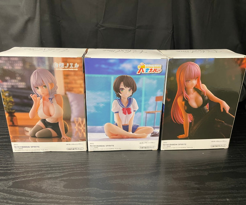 【中古】【未開封】【セット】 大空スバル+白銀ノエル+森カリオペ　＃hololive IF -Relax time-　3点＜フィギュア＞（代引き不可）6545