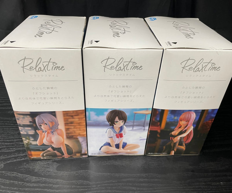 【中古】【未開封】【セット】 大空スバル+白銀ノエル+森カリオペ　＃hololive IF -Relax time-　3点＜フィギュア＞（代引き不可）6545