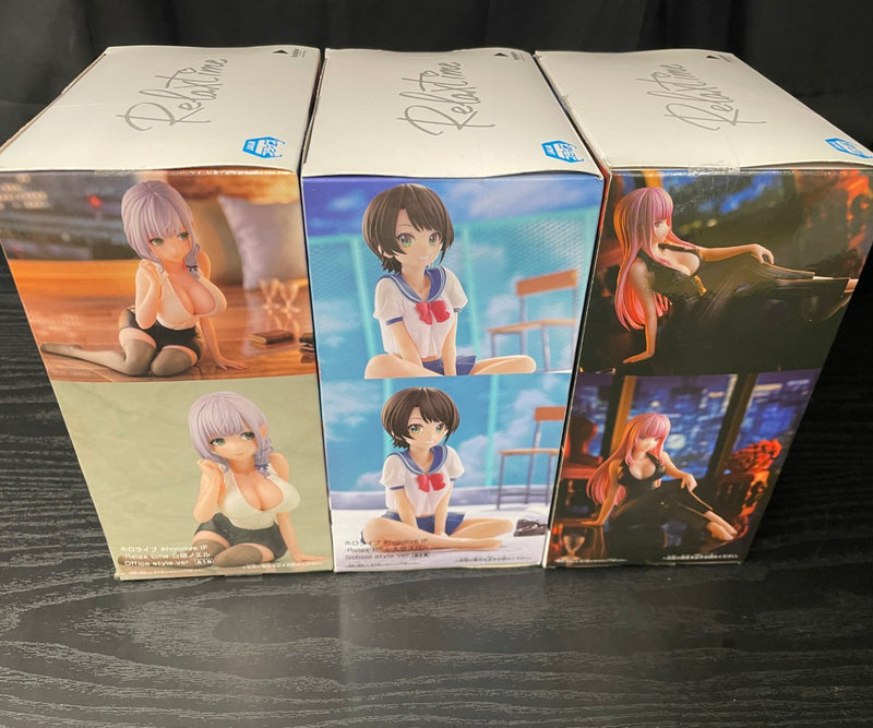 【中古】【未開封】【セット】 大空スバル+白銀ノエル+森カリオペ　＃hololive IF -Relax time-　3点＜フィギュア＞（代引き不可）6545