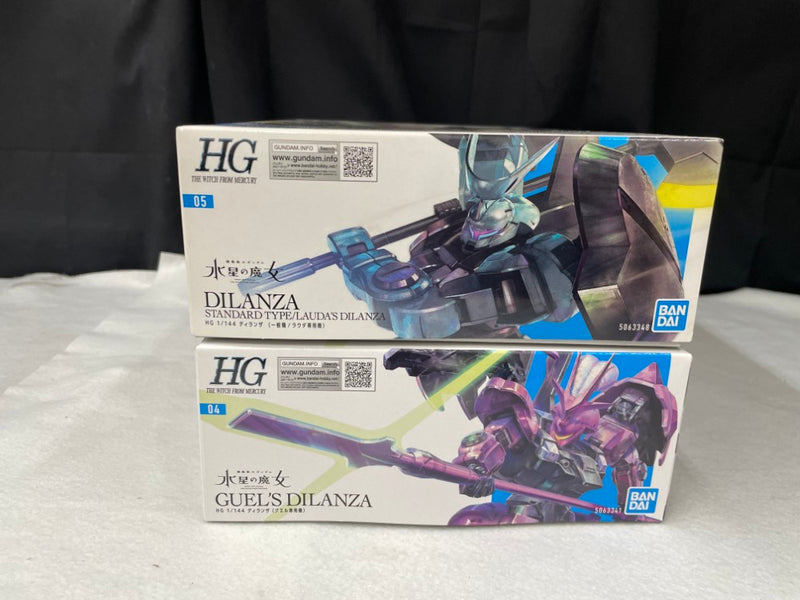 【中古】【未組立】【セット】1/144 HG ディランザ (一般機/ラウダ専用機)+1/144 HG ディランザ (グエル専用機)＜プラモデル＞（代引き不可）6545