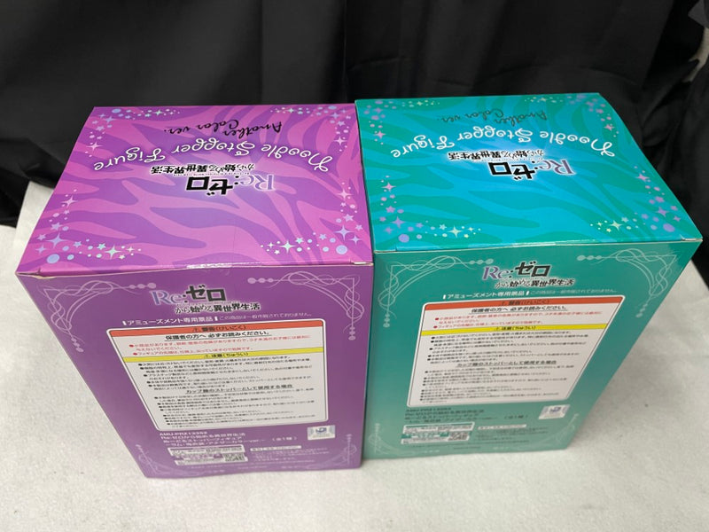 【中古】【未開封】【セット】レム+ラム「Re：ゼロから始める異世界生活」ぬーどるストッパーフィギュア鬼衣装アナザーカラー＜フィギュア＞（代引き不可）6545