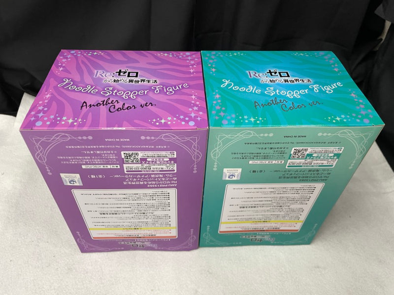 【中古】【未開封】【セット】レム+ラム「Re：ゼロから始める異世界生活」ぬーどるストッパーフィギュア鬼衣装アナザーカラー＜フィギュア＞（代引き不可）6545