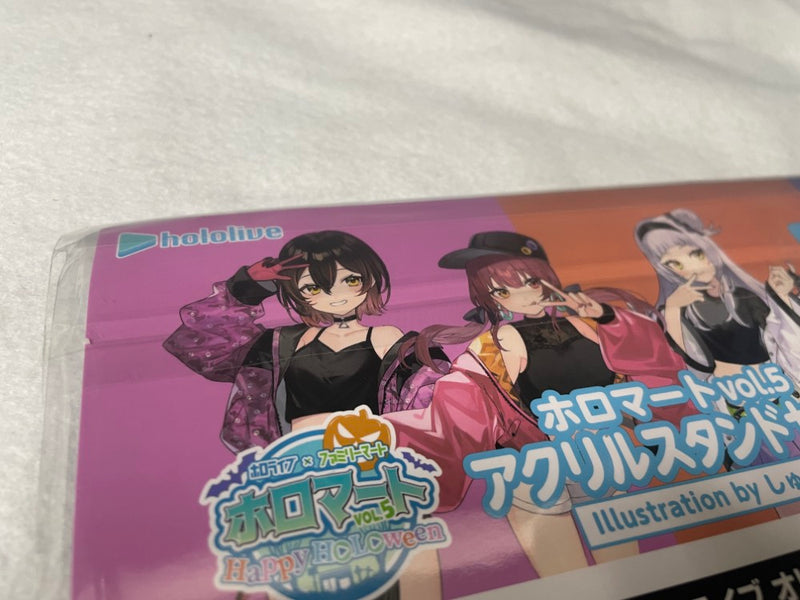 【中古】【未開封】宝鐘マリン＆紫咲シオン＆ロボ子さん オリジナルアクリルスタンド3個セット＜コレクターズアイテム＞（代引き不可）6545