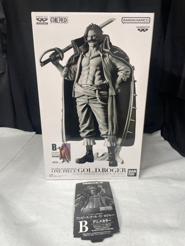 【中古】【未開封】ゴール・D・ロジャー(アニメカラー) 「バンプレくじ PREMIUM ワンピース-ゴール・D・ロジャー-」B賞＜フィギュア＞（代引き不可）6545