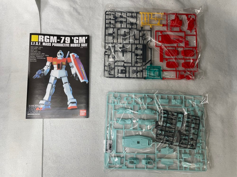 【中古】【未組立】【セット】1/144 HGUC MSM-07S シャア専用ズゴック+1/144 HGUC RGM-79 ジム＜プラモデル＞（代引き不可）6545