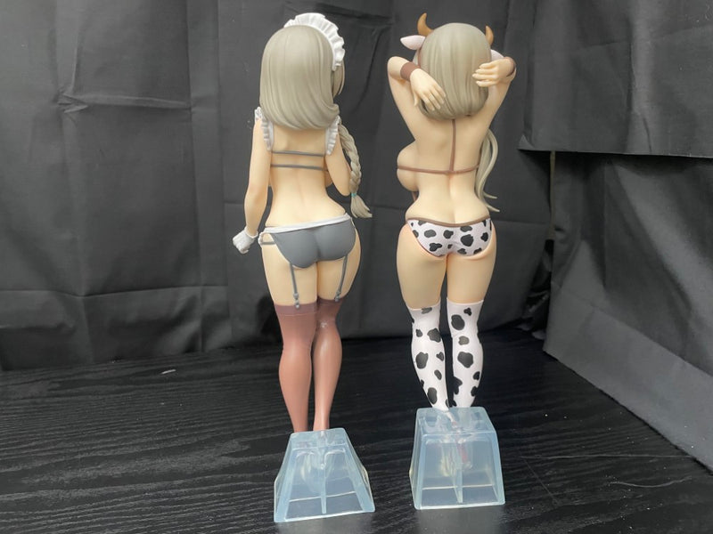 【中古】【開封品】【セット】宇崎月 「宇崎ちゃんは遊びたい!ω」 GLITTER＆GLAMOURS 宇崎月 牛水着ver.+メイドver.＜フィギュア＞（代引き不可）6545