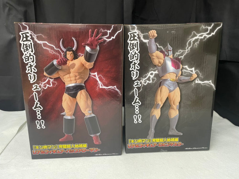 【中古】【未開封】【セット】バッファローマン+ロビンマスク「キン肉マン 完璧超人始祖編」 リアルフィギュア＜フィギュア＞（代引き不可）6545