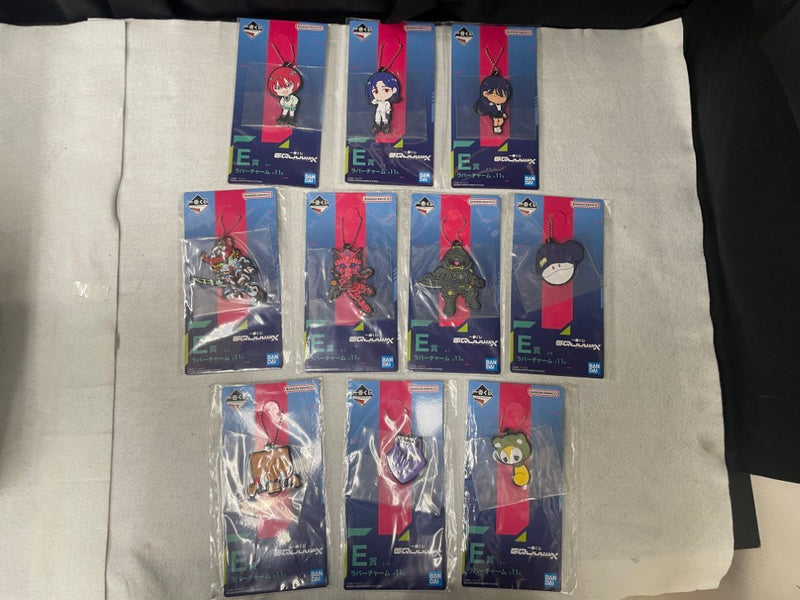 【中古】【未開封】【セット】 E賞 きゅんキャラ  ラバーチャーム10種 一番くじONLINE 機動戦士Gundam GQuuuuuuX＜コレクターズアイテム＞（代引き不可）6545